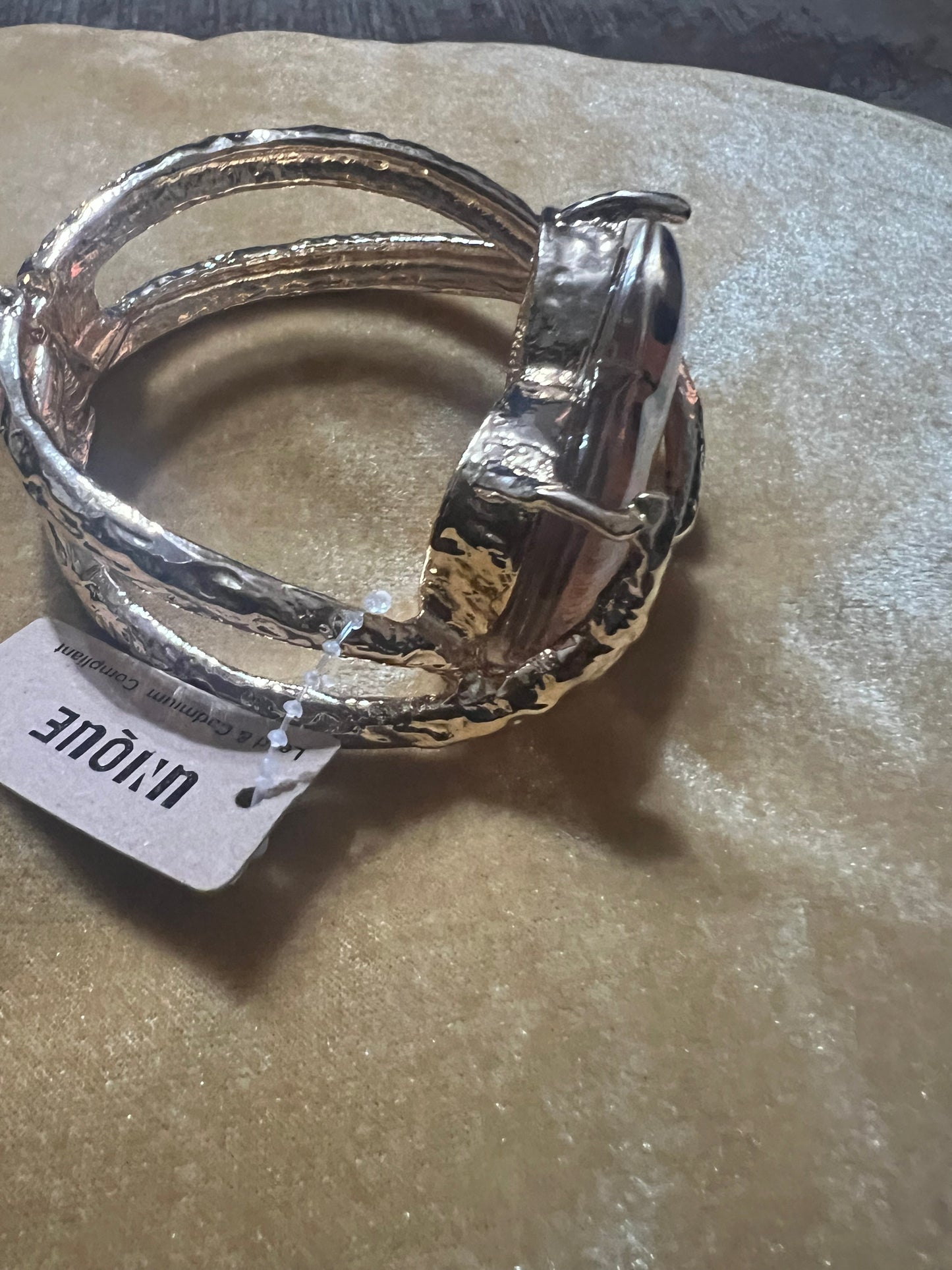 Leopard Open Cuff Bangle