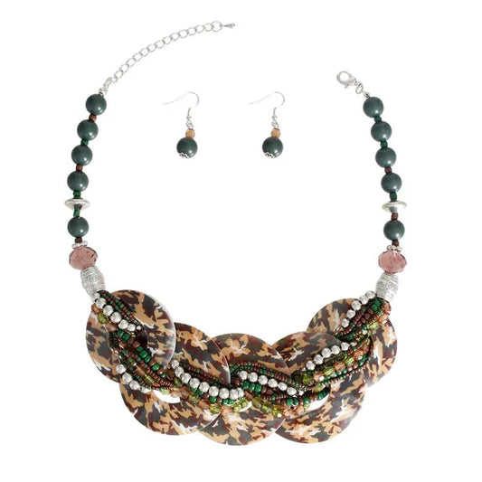 Camo Necklace Set