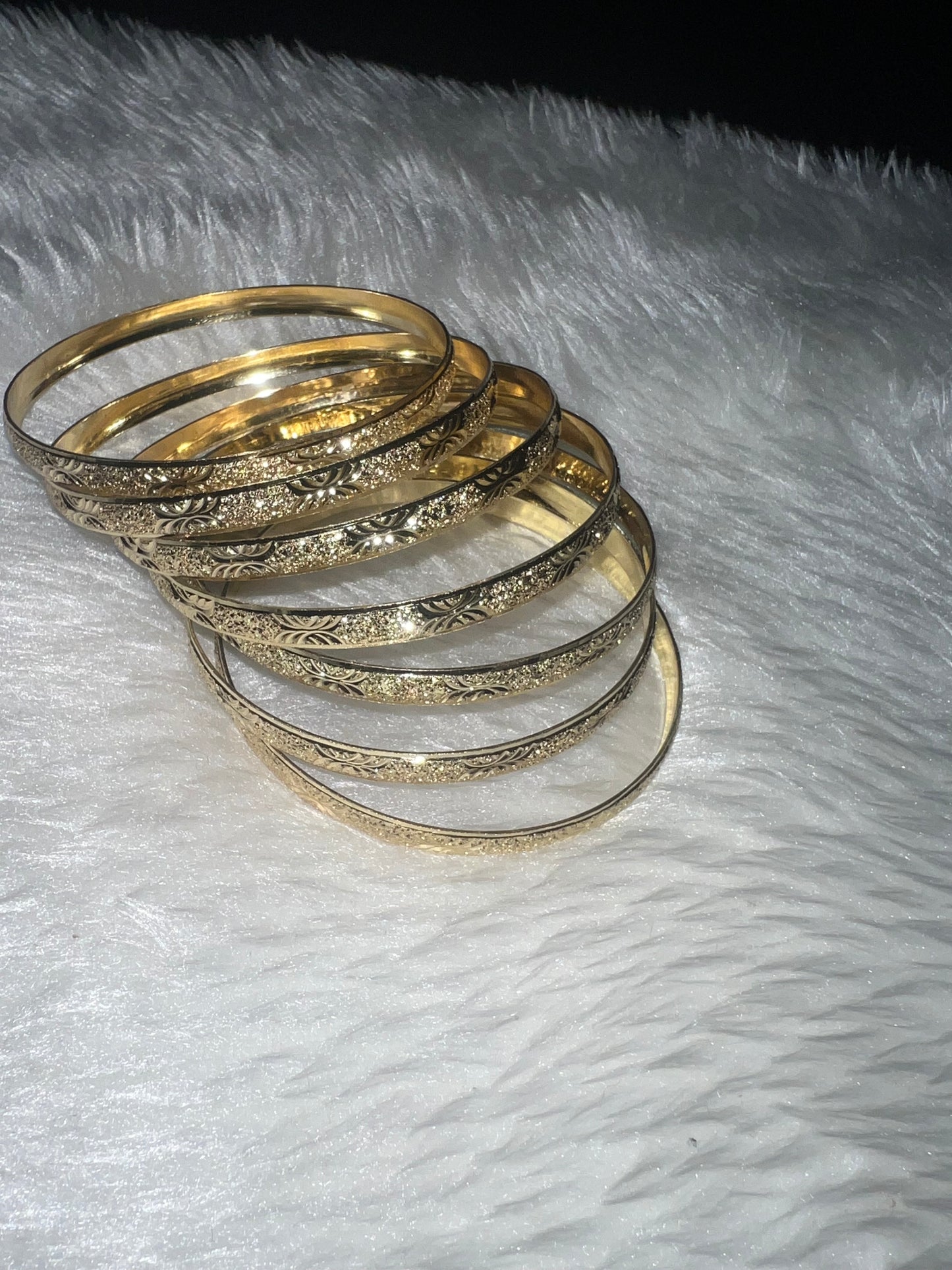 Gold Filled Bangle Size 8