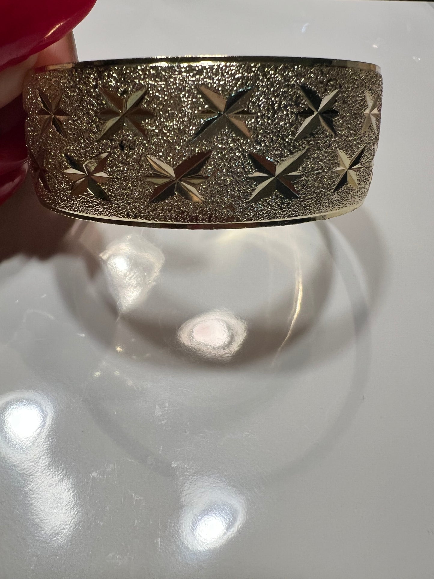 Stars Bangle Size 6
