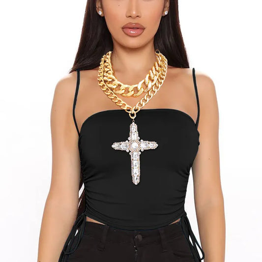 Chucky Cross Necklace Set