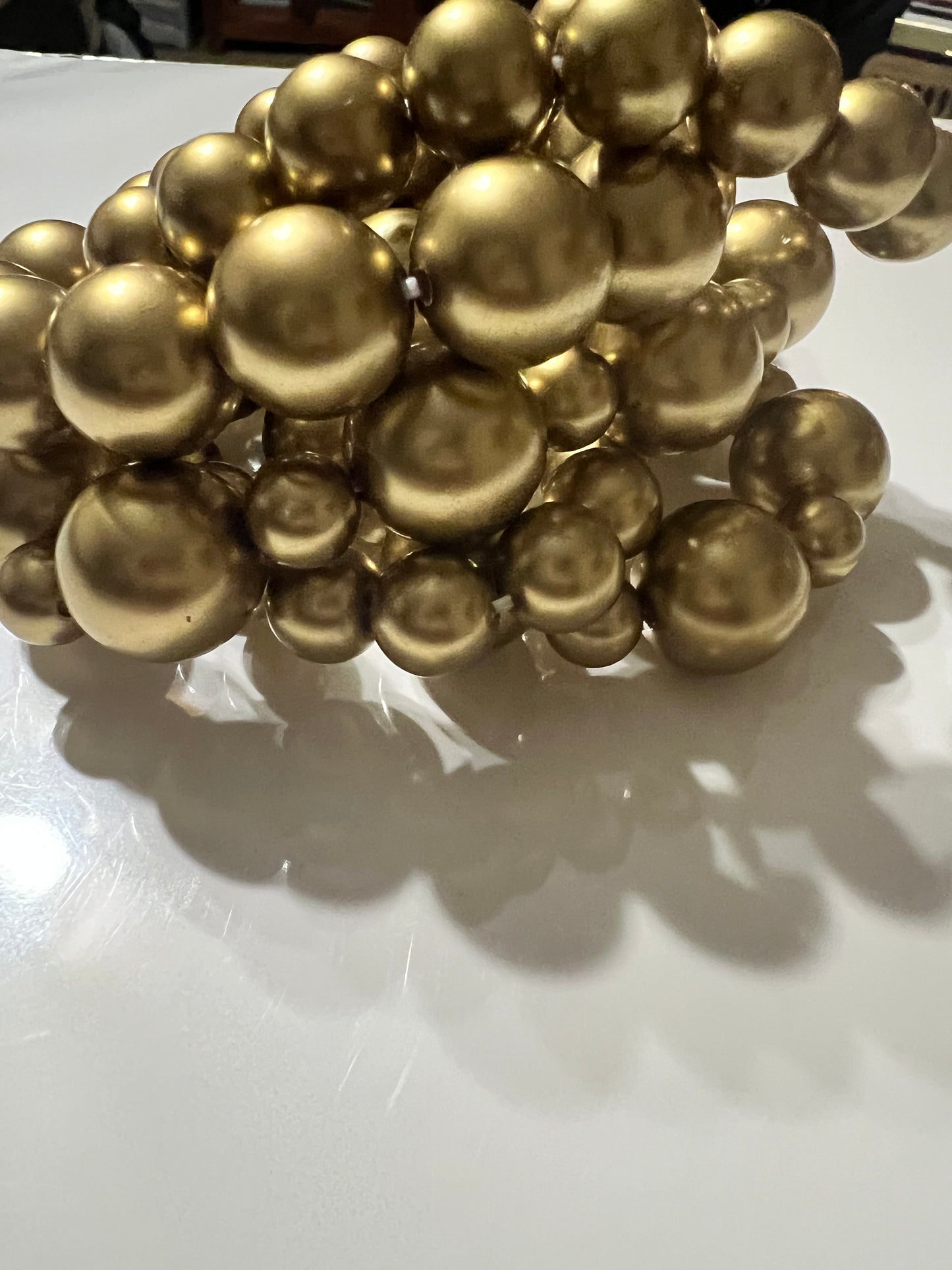 “Genesis” Gold 5 Piece Stretch Bracelet Set