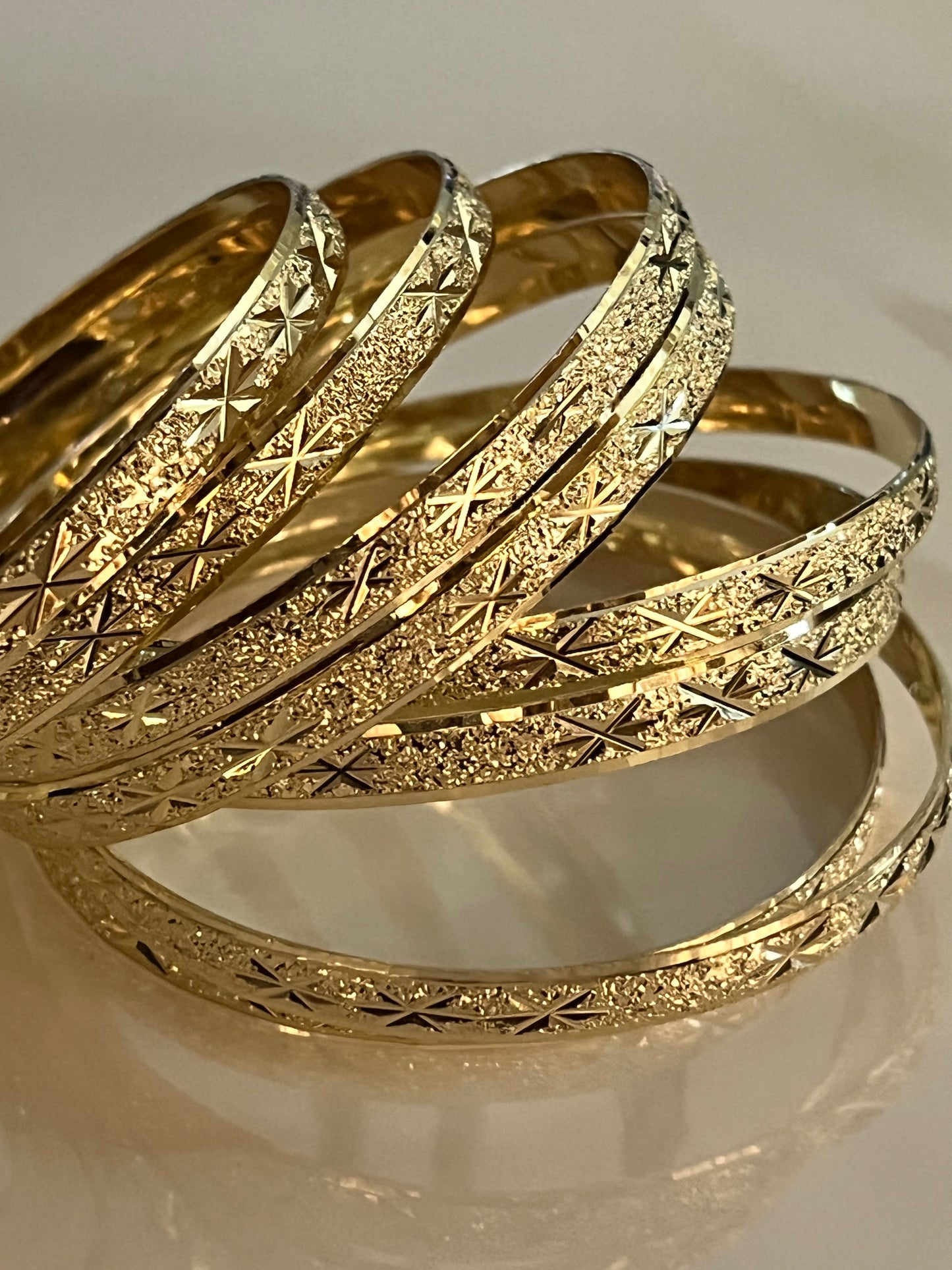 “Kimberly” Gold Filled Bangle Size 7
