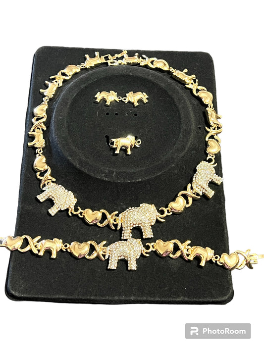 4 Piece Gold Filled Necklace Set