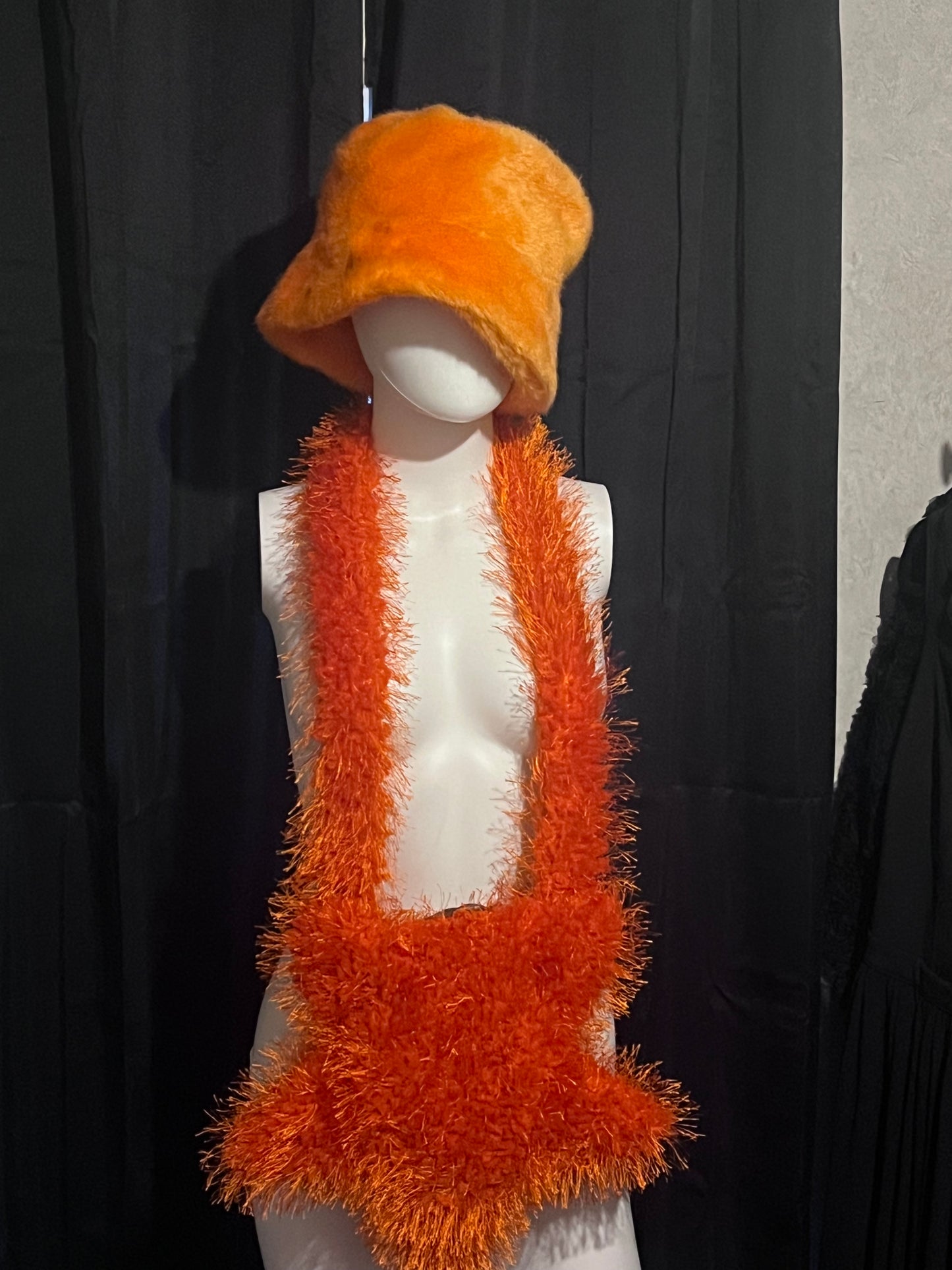 Fuzzy Hat & Purse Set