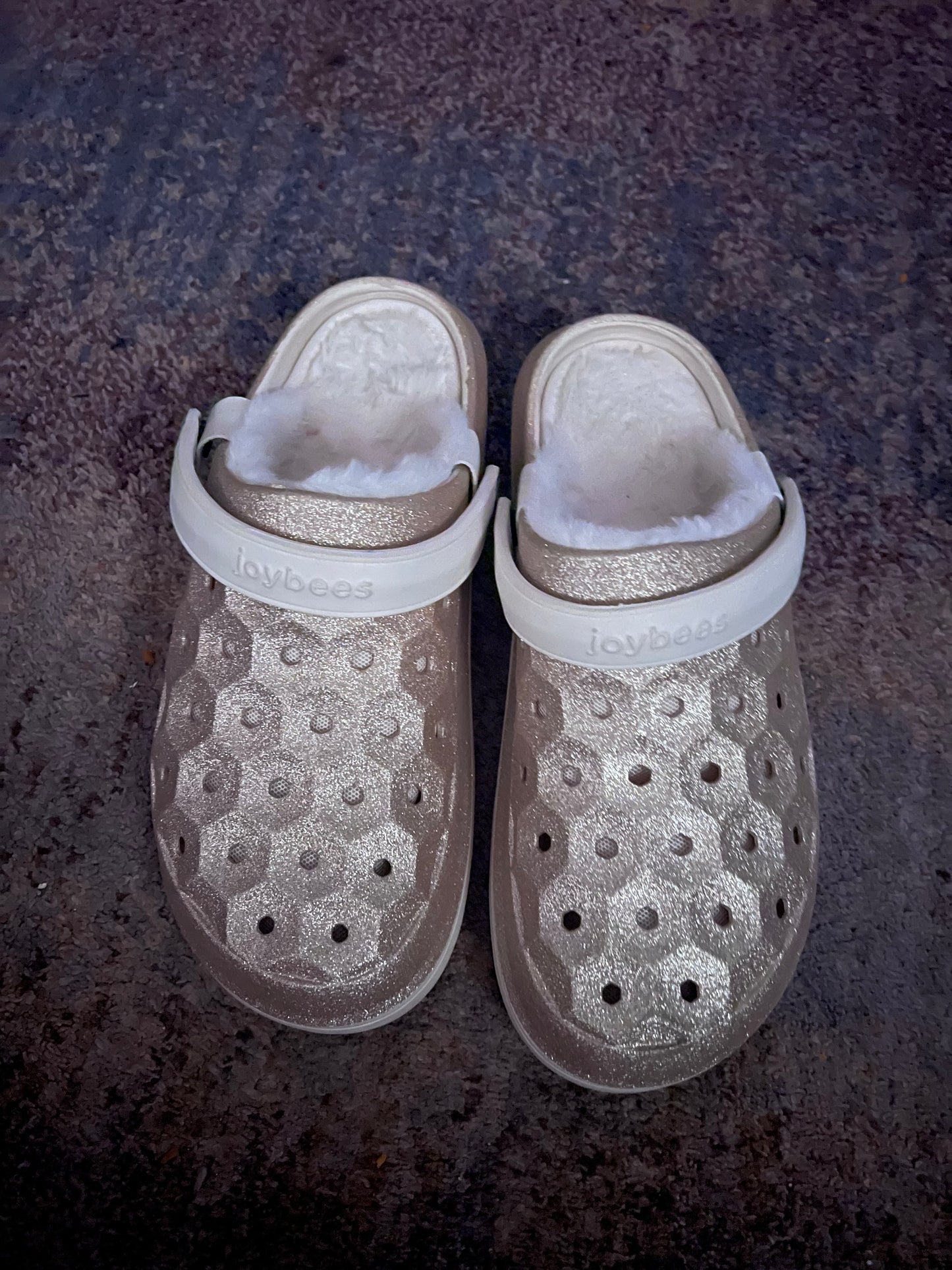 Joybees Gold Crocs 10 Women’s