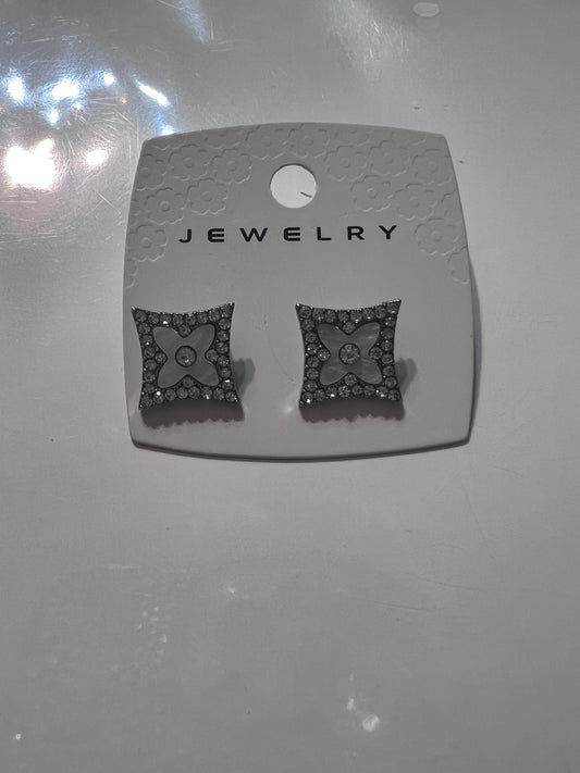 Bling Square Earrings