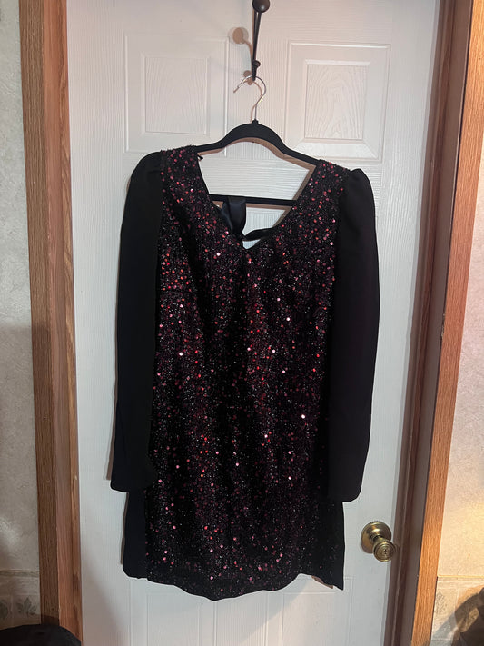 Shein Frenchy Bling Dress Medium New