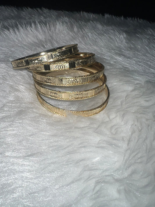 Gold Filled Bangle Size 5