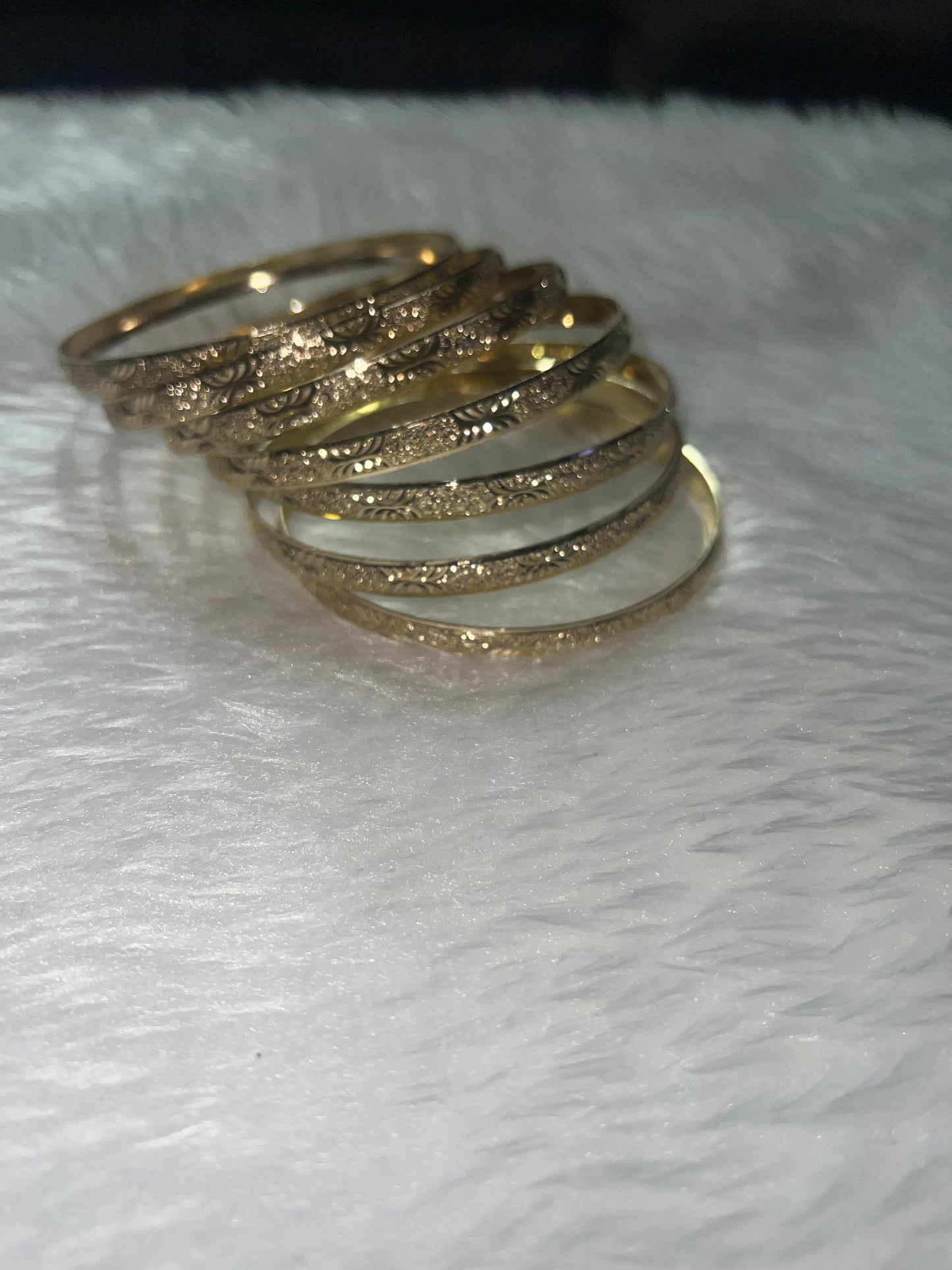 Gold Filled Bangle Size 8