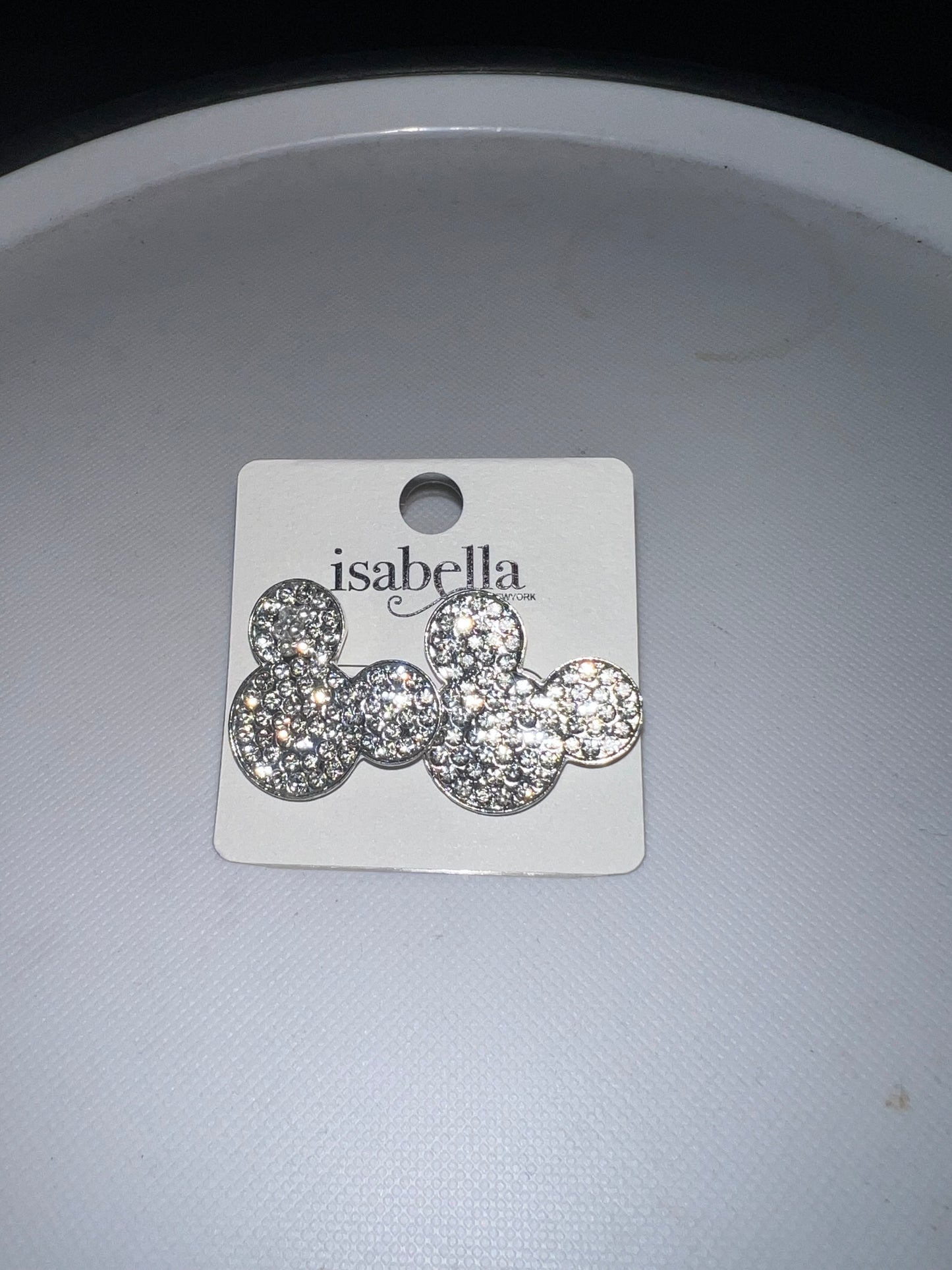 Bling Mickey Earrings
