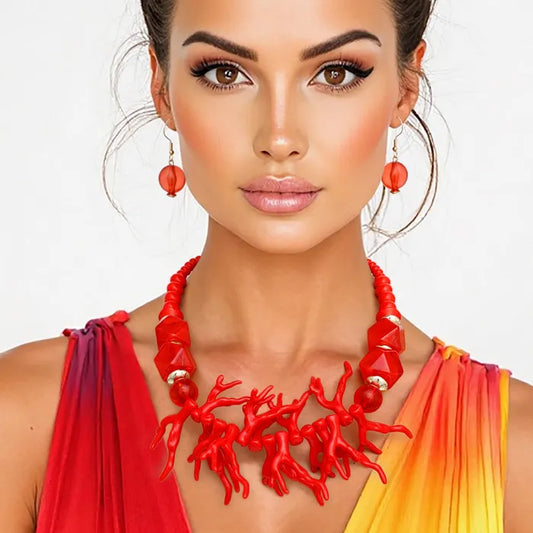 “Ruby” Necklace Set