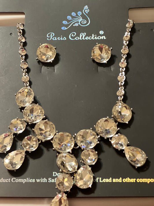 Chunky Bling Necklace Set