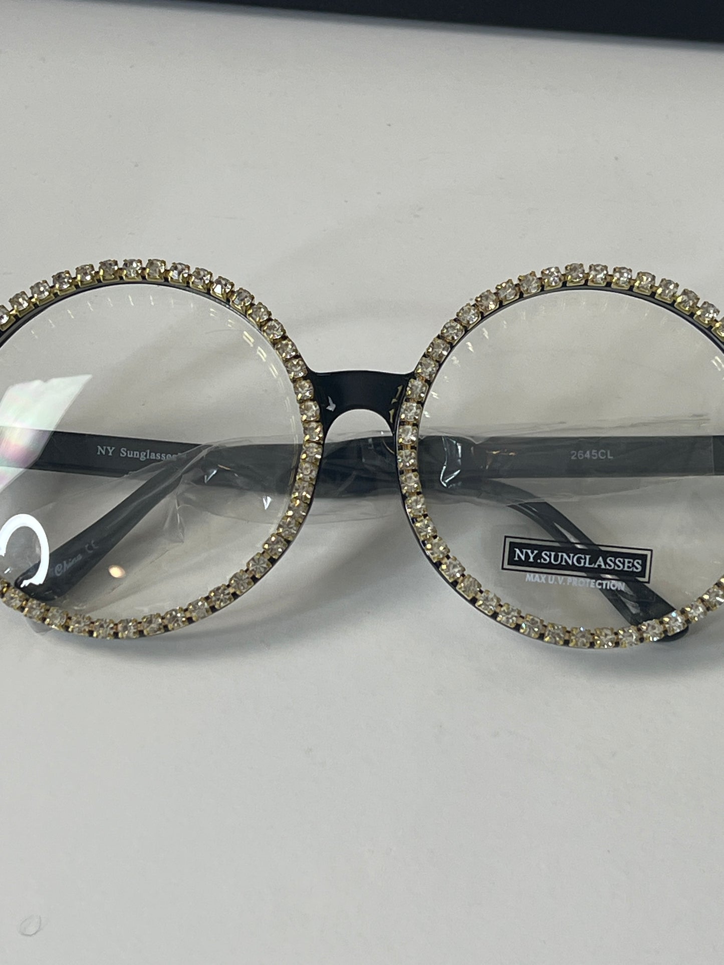 Black Bling Fashion Frames