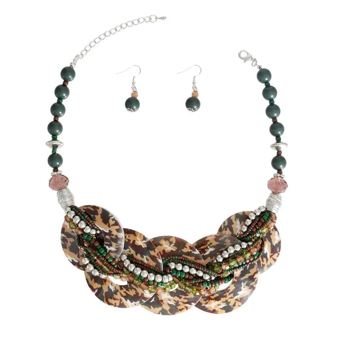 Camo Necklace Set