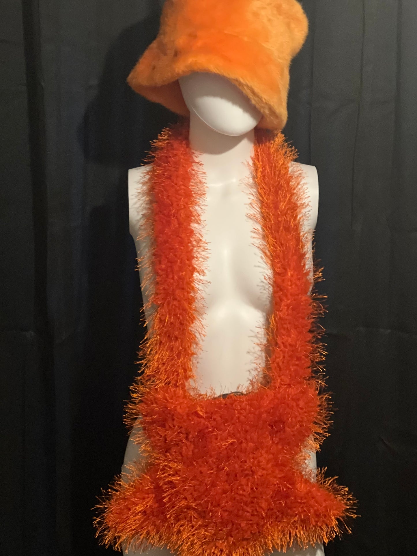 Fuzzy Hat & Purse Set