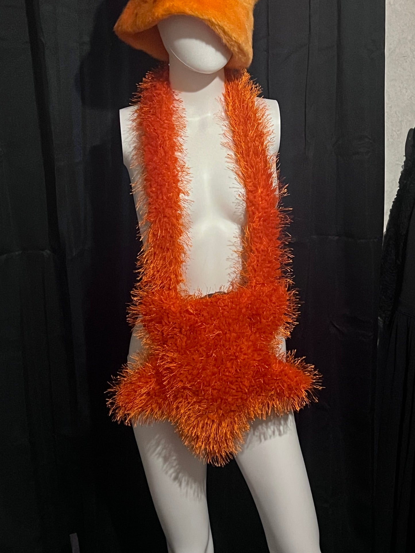 Fuzzy Hat & Purse Set