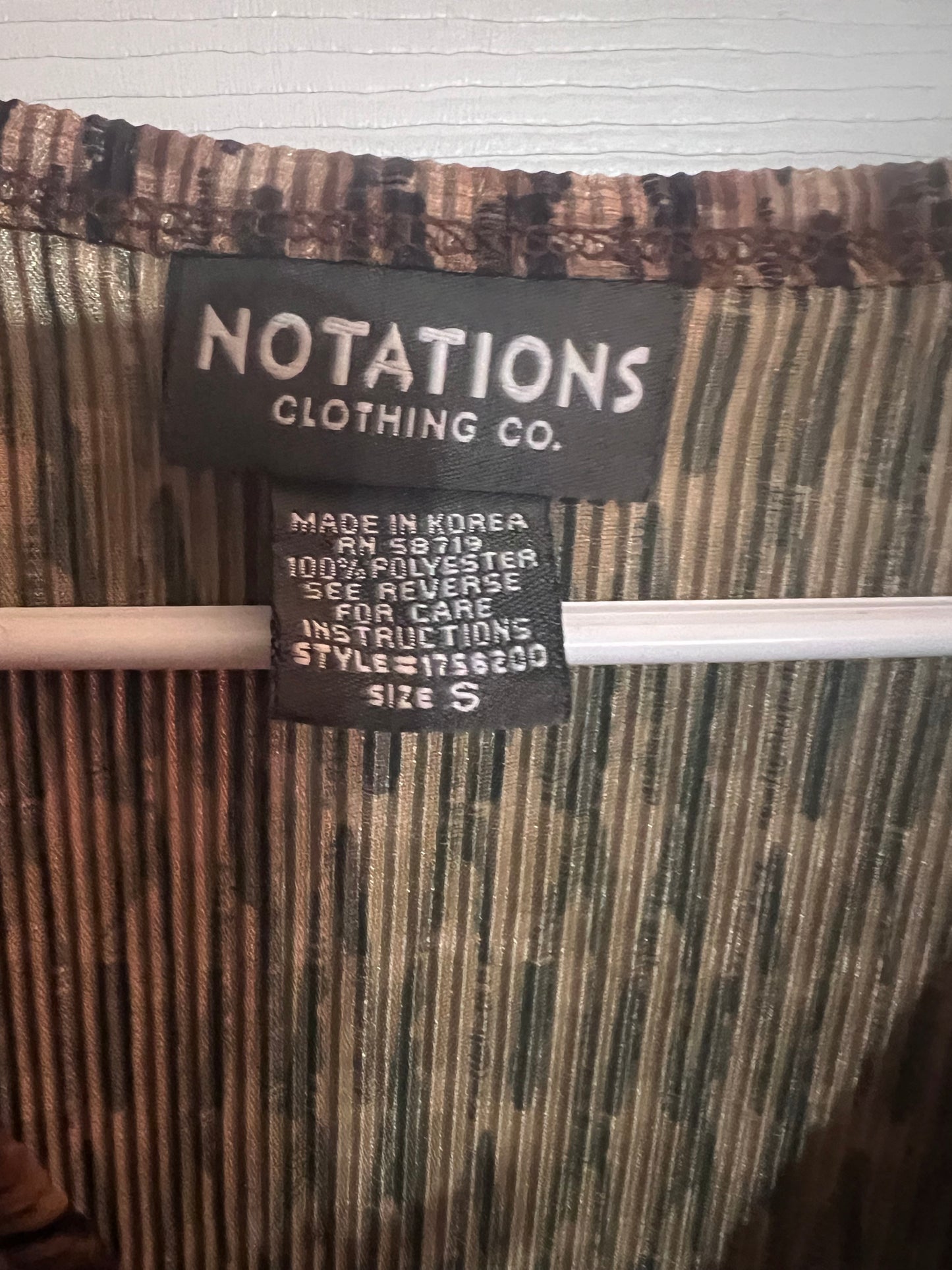 Notations Top Size Small