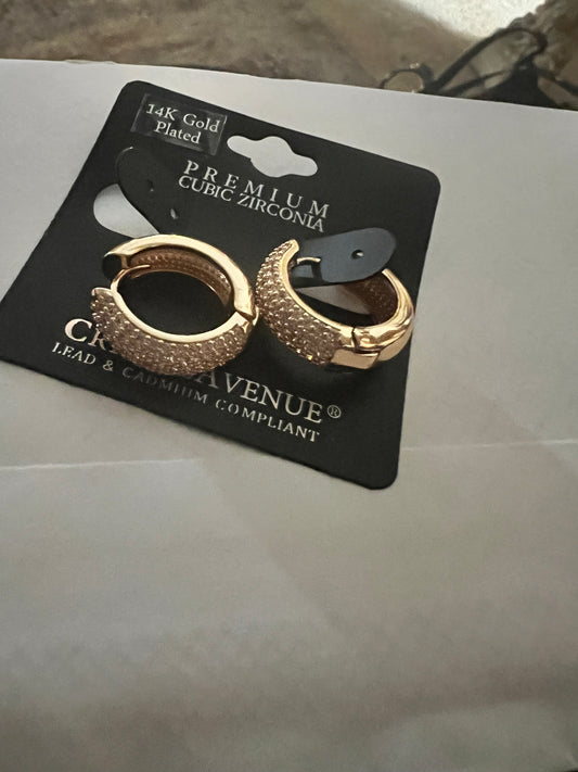 14kt Gold Plated Ear Hugger Earrings