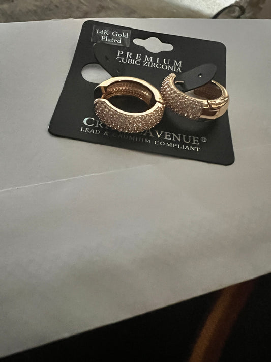 14kt Gold Plated Ear Hugger Earrings