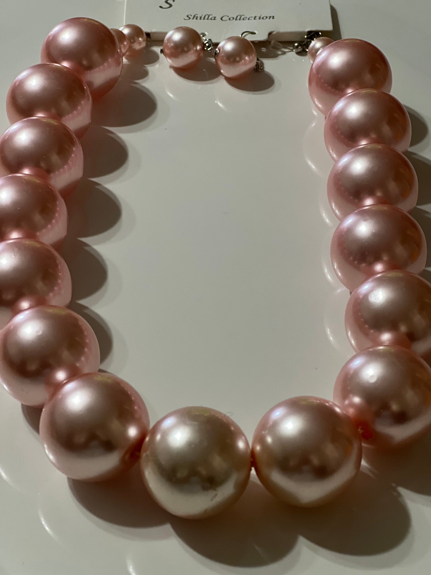 “Precious” Jumbo Pearl Necklace Set