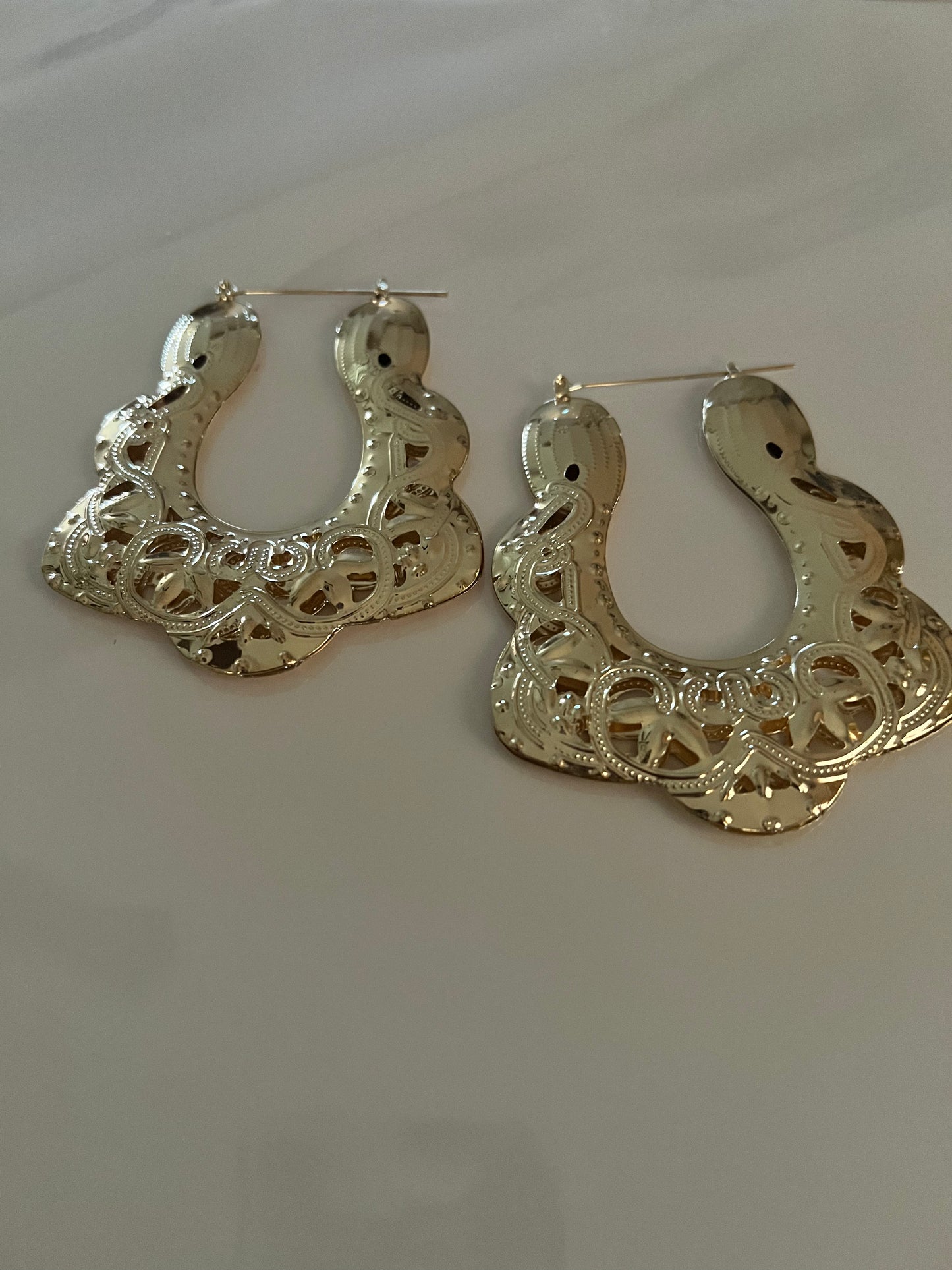 “Treasure” Hoop Earrings