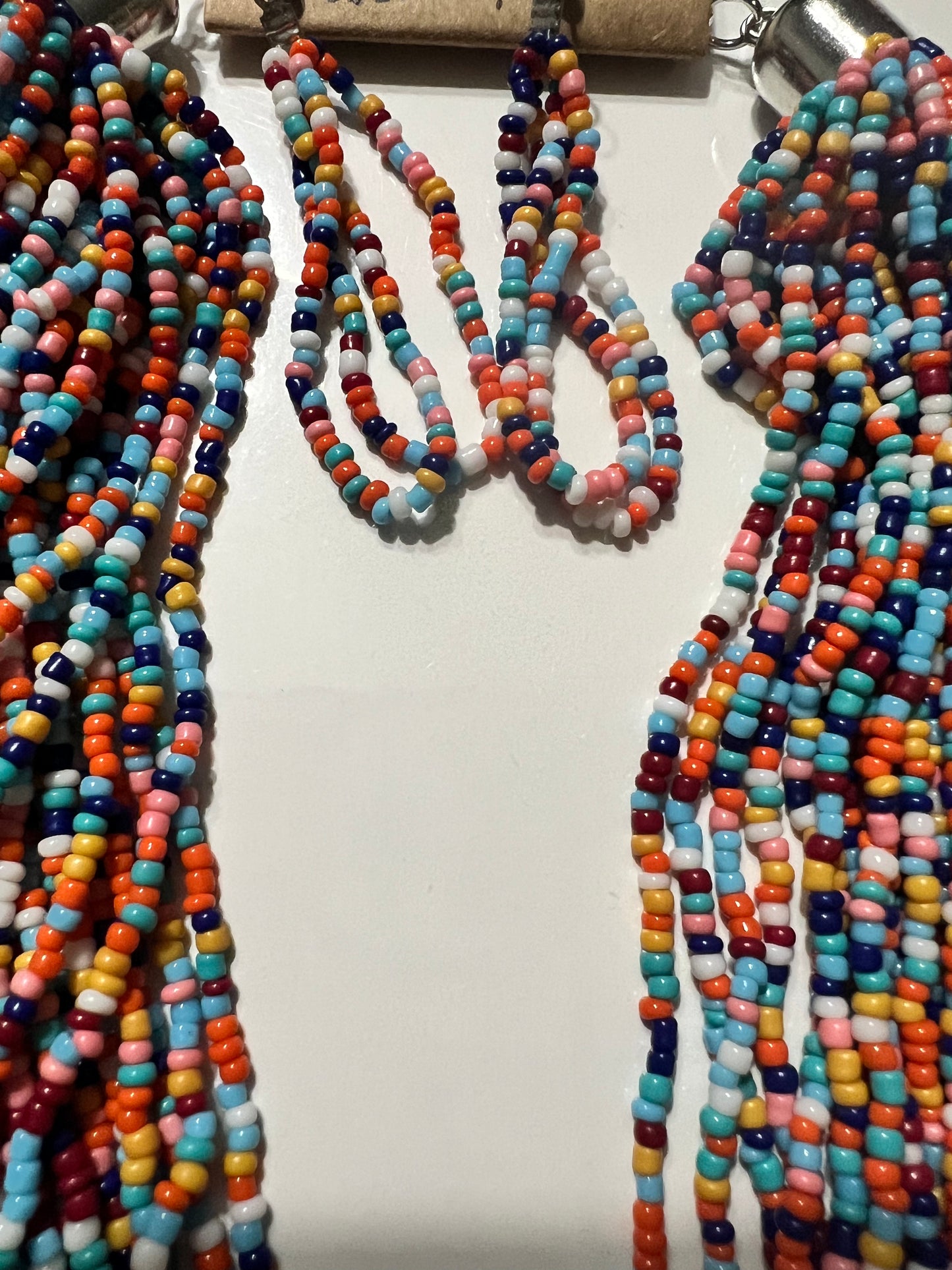 “Sarah” Seed Bead Necklace Set