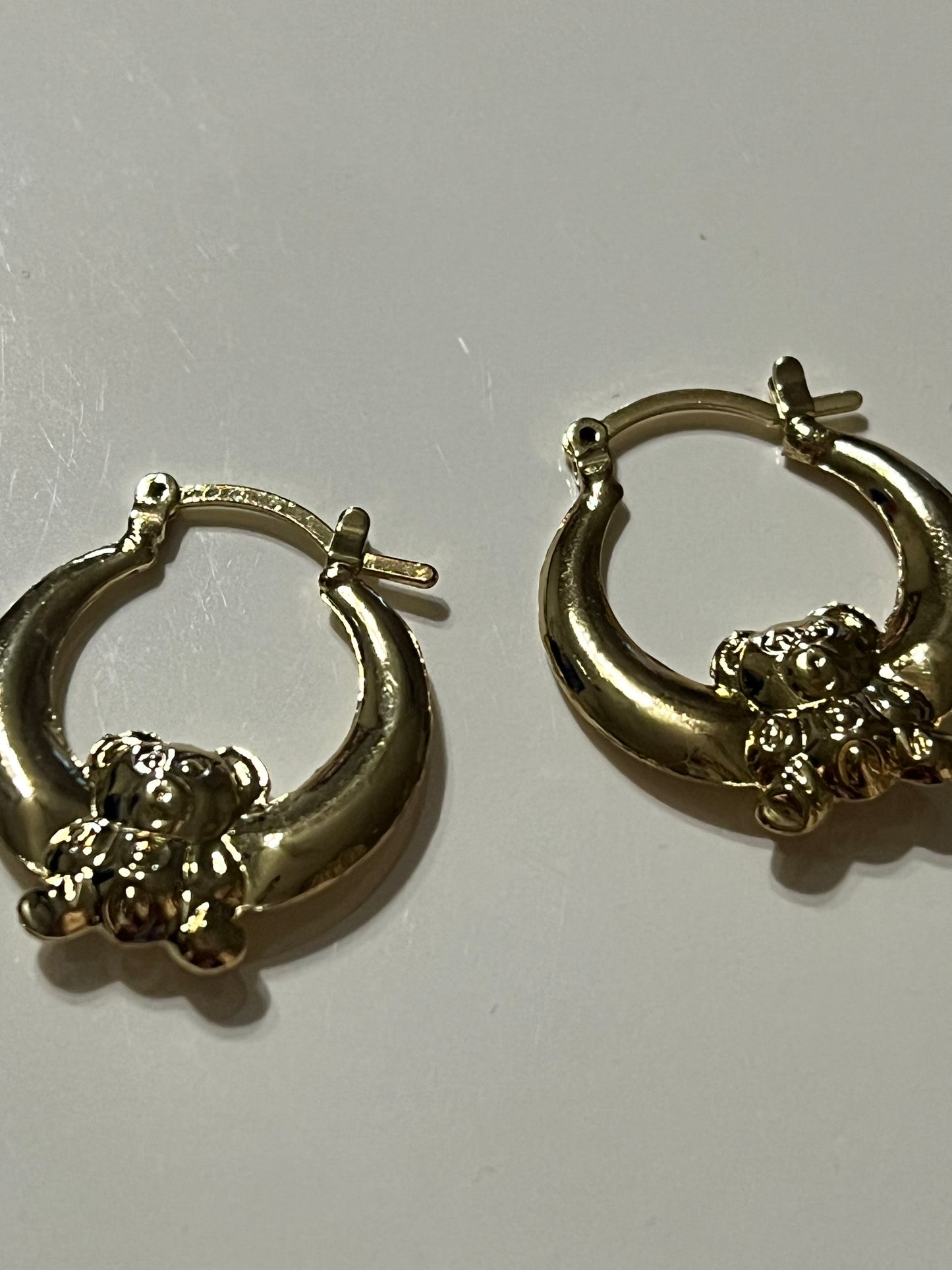 “Mini Teddy Bear Earrings “ 10 kt Gold Filled