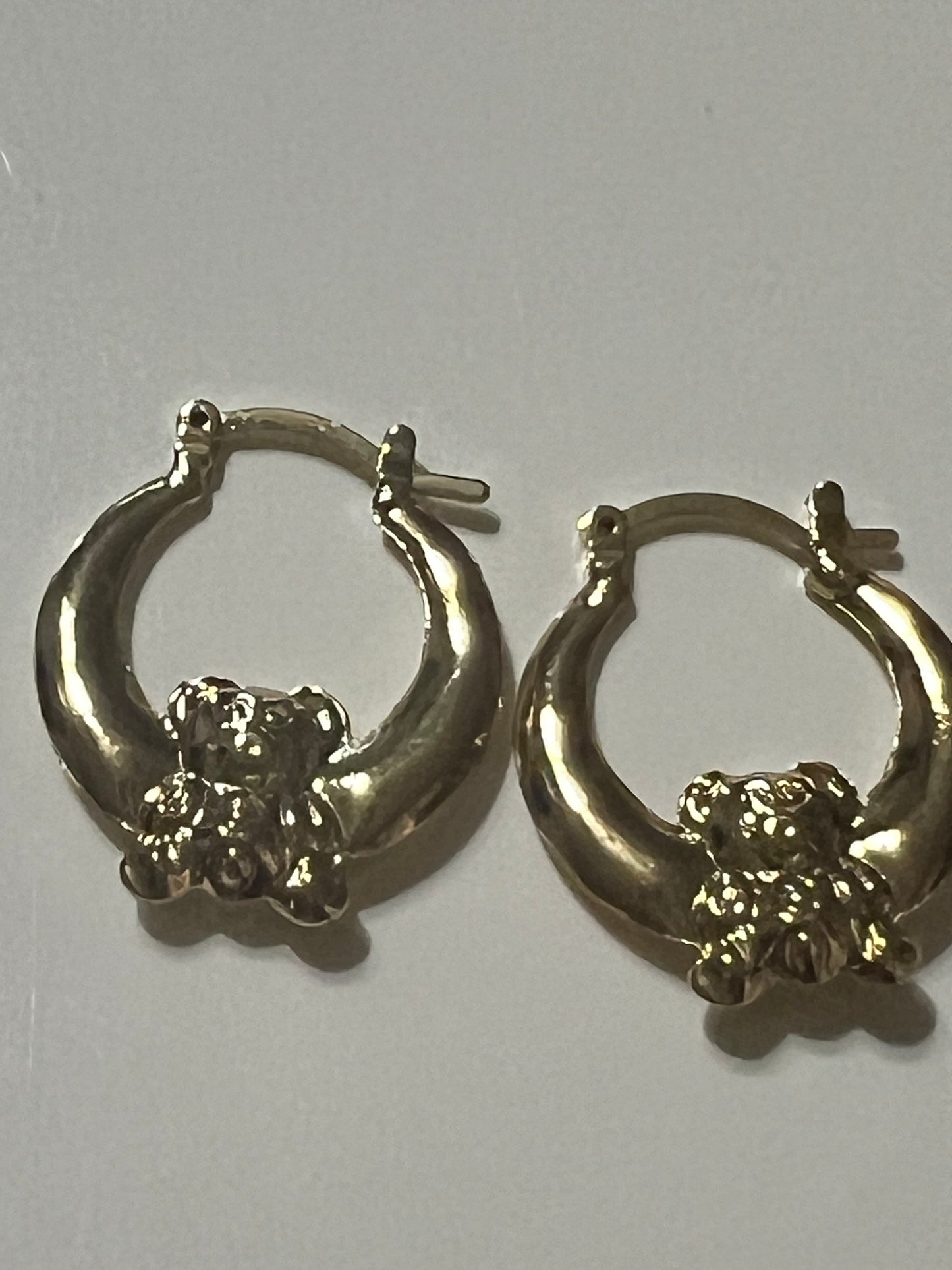 “Mini Teddy Bear Earrings “ 10 kt Gold Filled