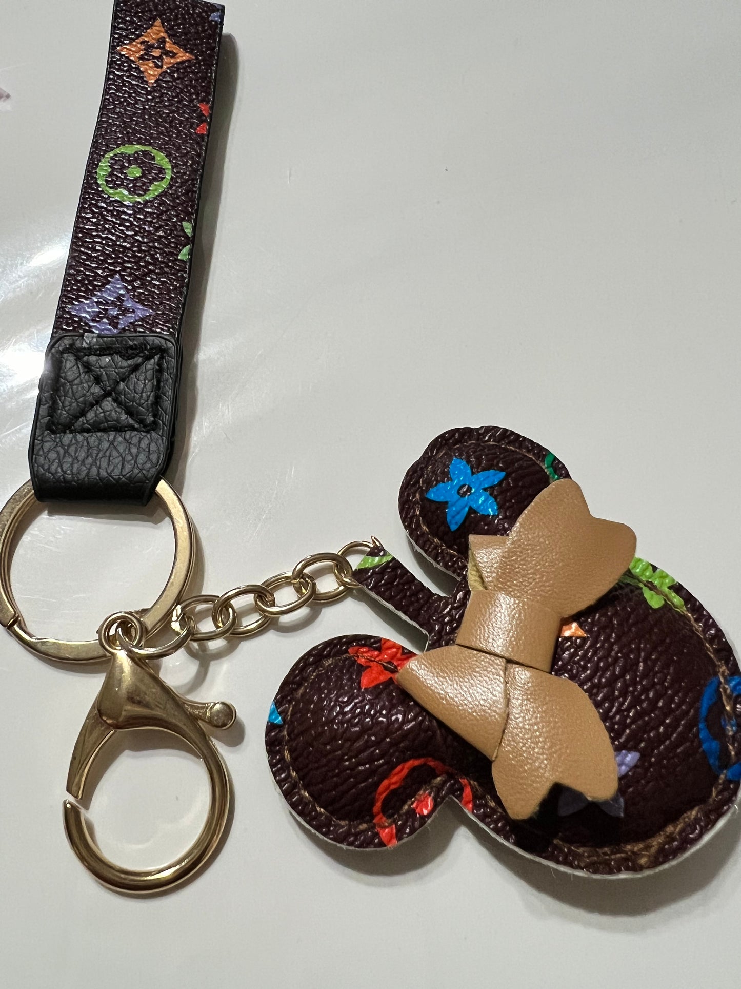 “Mickey” Brown Keychain