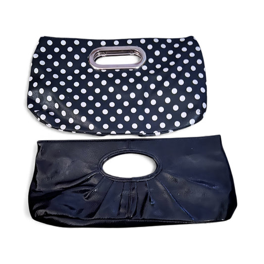 Black & Black Polka Dot Clutch Bundle