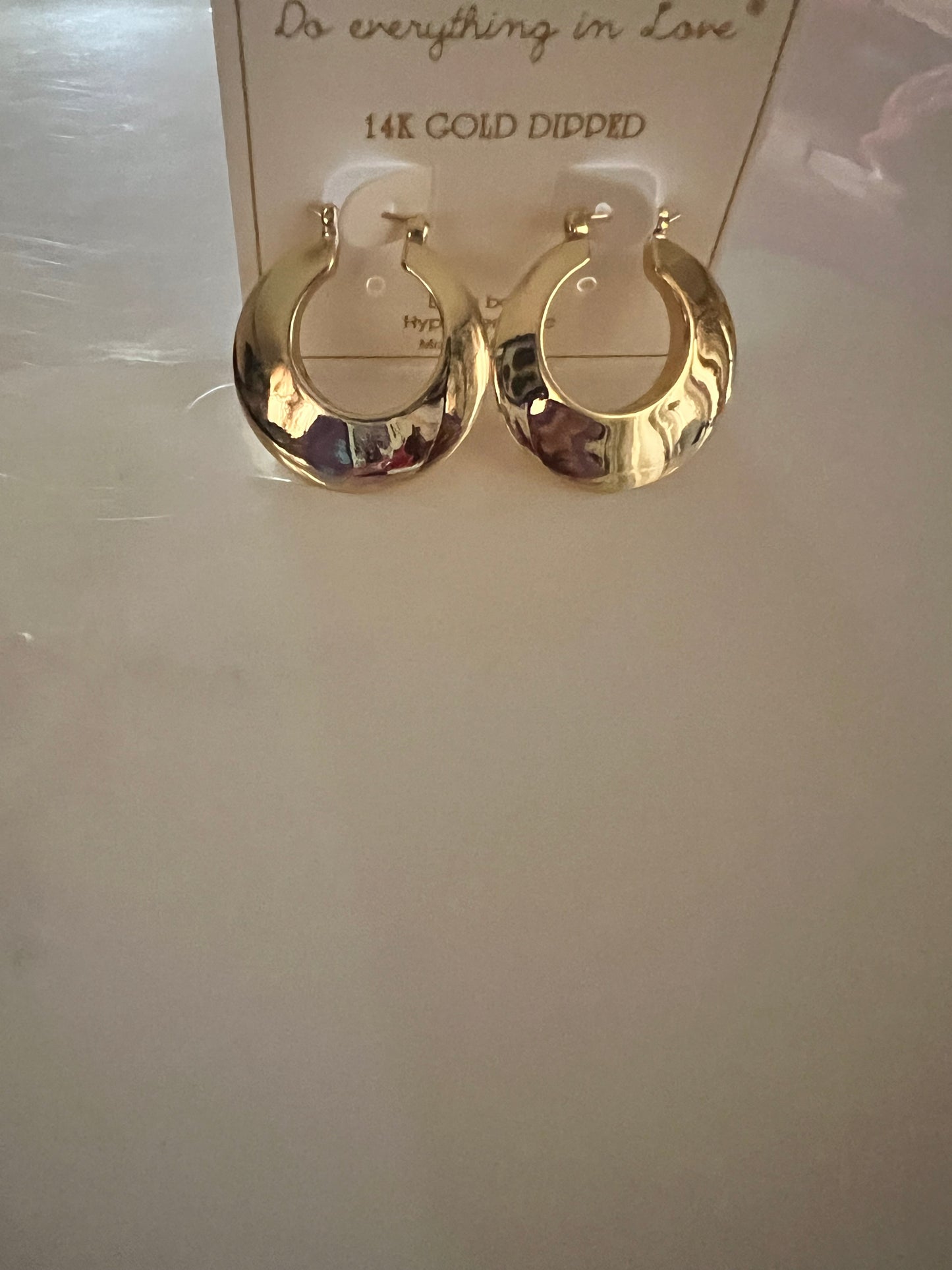 Gold Dipped Hoops