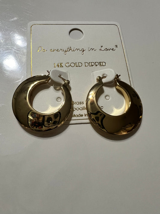 Gold Dipped Hoops