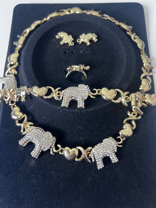 Gold Filled 4 Piece Necklace Set