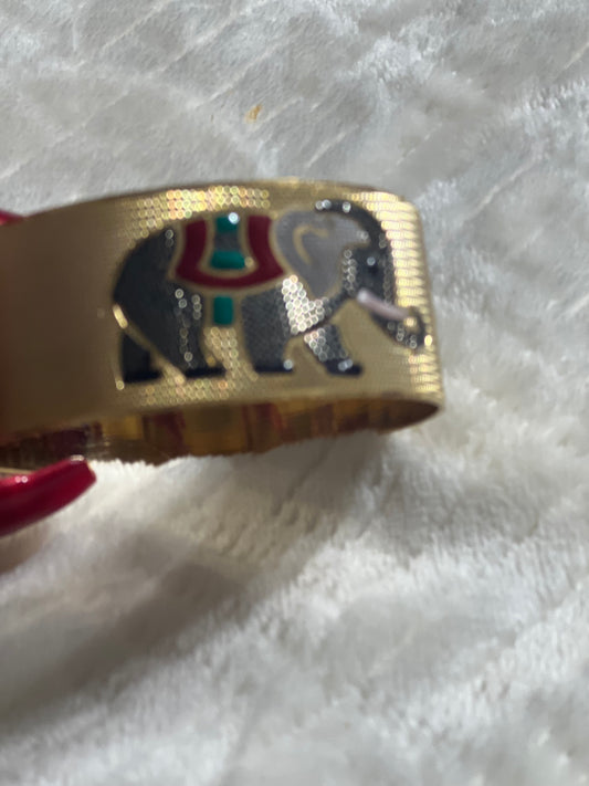 Gold Filled Elephant Bangle